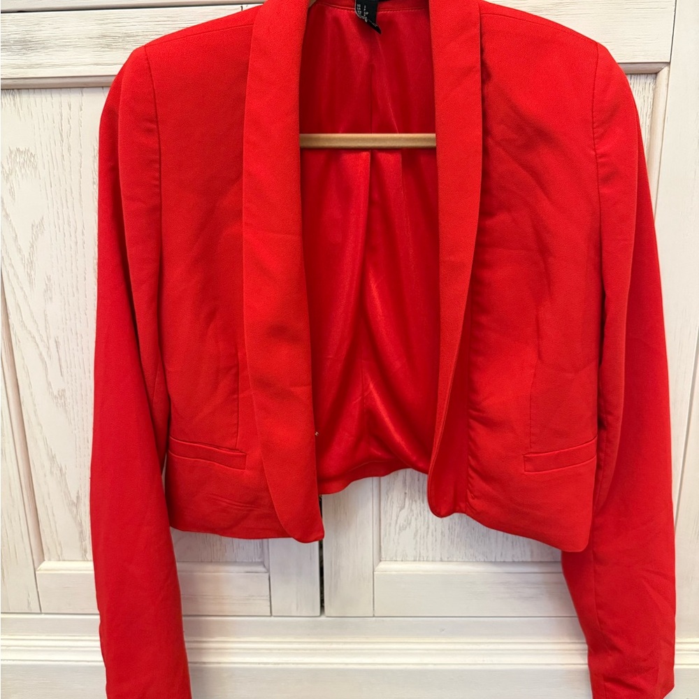 Forever 21 Bold Scarlet Blazer